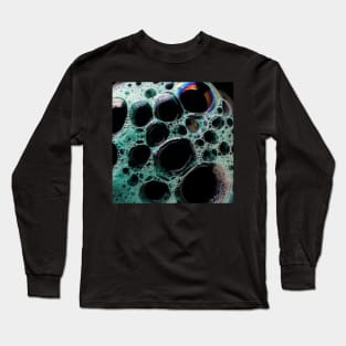 Bubbles Soap Texture | Mix of Colours Long Sleeve T-Shirt